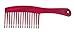 Mebco Hairdressing Salon Volume Volumising Handle Rake Hair Comb 200mm - Blue