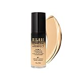 Milani Conceal + Perfect 2-in-1 Foundation Concealer, Vanilla, 1.0 Fluid Ounce