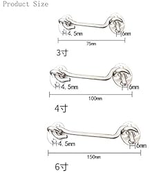 SQXBK 2PCS 3 Inch Cabin Hook Eye Latch Wind-Proof