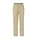 Bienzoe Big Boy's School Uniforms Flat Front Adjust Waist Pants Slim fit,Khaki,8