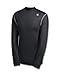 Double Dry Competitor Long Sleeve Compression Tee (Black, Large)