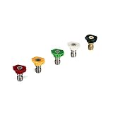 Greenworks 4500 PSI Universal Pressure Washer Spray Tip Attachments (5 pack) 5202502