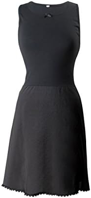 Vandero Sleeveless Full Slip Dress for Women - Cotton/Lycra Top, Nylon Bottom