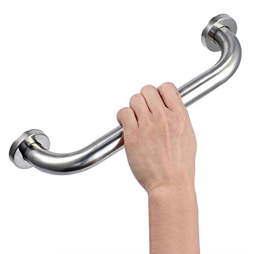 DaoAg 2Pcs Grab Bar Stainless Steel Grip Handle Bath Bathroom Grab Bar Safety Metal Grab Bar for Bathtubs and Showers