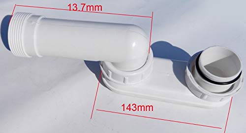 Maslin Bathtub and Shower Room P Trap,Drainage Odor-Prevention with fexible tub
