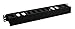 1U Horizontal Rack Mount Cable Management Unit with Panel Plastic