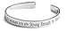 Inspirational Jewelry Bracelet – You were Given This Life, You are Strong Enough Quote – Silver Charm Wrap – Engraved Sayings for Inspiration, Motivation for Women, Men, Teens, Girls.