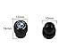 PLKN 4pcs Black Color BMW Logo Car Accessories Big Head Valve Cap Fit For BMW Car Model