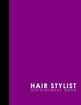Hair Stylist Appointment Book 6 Columns Appointment Diary