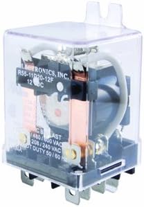 NTE ELECTRONICS R55-5A20-24F RELAY SPDT 25A 24VAC .250 INCH QUICK CONNECT TERMINALS FLANGE MOUNT