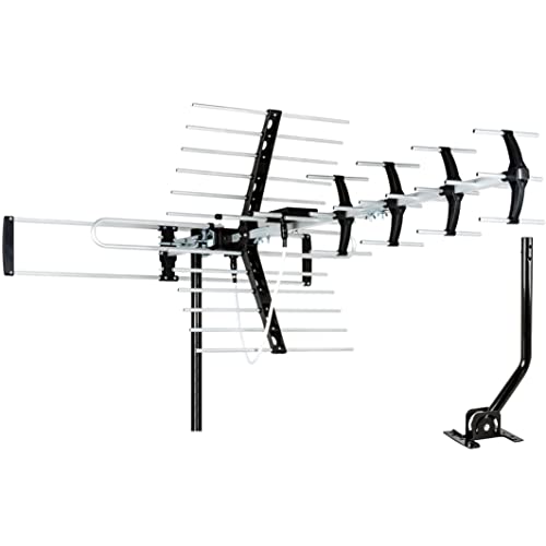 Five Star HDTV-Antenne für den Außenbereich, bis zu 200 km lange Reichweite, Dach- oder Dachmontage, TV-Antenne, lange Reichweite, digitale OTA-Antenne für 4K 1
