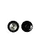 Metallor Electric Guitar Top Hat Knobs Control Knobs 2 Volume 2 Tone Black With Silver Insert Brand New Compatible with Les Paul LP Electric Guitar Parts Replacement Black. (Black)