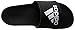 adidas Women's Adilette SC, Core Black/White/Core Black, 10