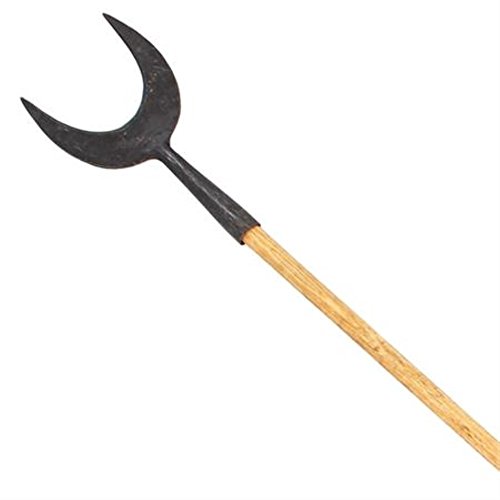 Indigenous Tribesman Peasants Fork Iron Hand Forged Rope Cutter Replica Medieval Arrowhead - Image 4