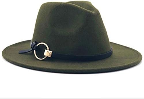 Wool Fedora Hat Hawkins Felt Cap Wide Brim Ladies Hat Women Men Jazz Church Godfather Sombrero Caps
