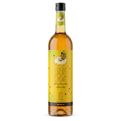 Licor de Banana Quero Chuva Cachaça Bananinha 750ml