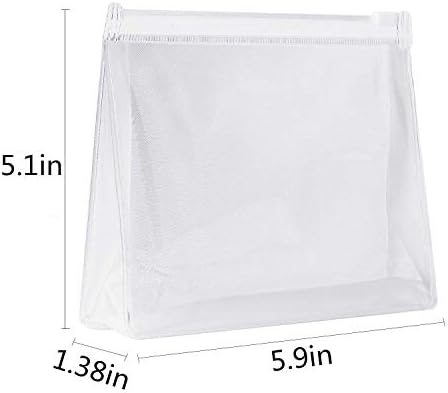 sansheng 20 PCS Mini Small PVC Transparent Plastic Cosmetic Organizer Bag Pouch With Zipper Closure for Vacation Travel, Bathroom and Organizing Waterproof Makeup Bag 3 sansheng 20 PCS Mini Small PVC Transparent Plastic Cosmetic Organizer Bag Pouch With Zipper Closure for Vacation Travel, Bathroom and Organizing Waterproof Makeup Bag