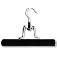 Xyijia Hanger 10 Inch Black Wooden Hair Extensions Hanger