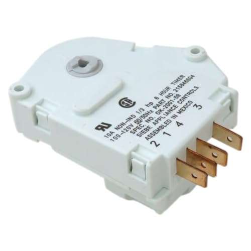 Upgraded Refrigerator Parts & Accessories Defrost Timer 215846604 for Kenmore/Sears 253.78882010 Refrigerator - 241809401, 241809402 Defrost Timer