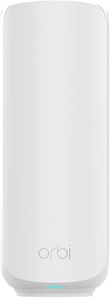 NETGEAR Orbi 370 Add-on Satellite RBE370 Dual-Band WiFi 7 Mesh Extender 1500 sq