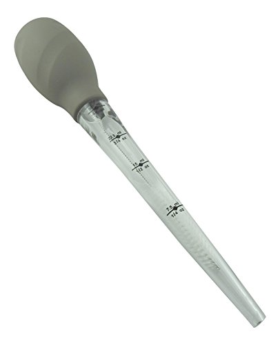 12-Inch Baster with Cleaning Brush Silicone Bulb for Keeping Meat Moist and Full Of Flavor BPA Free