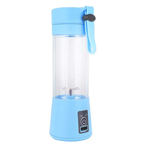Fullwei Compact Juicer Machines, 380ml USB Electric Fruit Juicer Handheld Smoothie Maker , Portable Quiet Juice Cup (Blue)