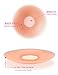 Nipplecovers Silicone Reusable Pasties for Women Skin Breast Petals Adhesive Nipple Cover(Round-6)
