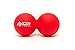 4KOR Fitness Massage Balls for Deep Tissue Muscle Recovery, Perfect for Myofascial Release and Trigger Point Therapy (Firm (Red))