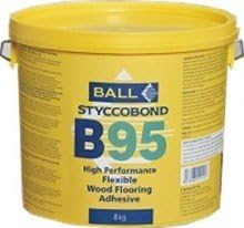 F Ball B95 High Performance Flexible Wood Flooring Adhesive 8kg by F Ball