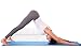 My Sky Yoga Towel, Yoga Mat Towel Non Slip 72”x24” Absorbent Microfiber Hand Towel for Vinyasa Hot Yoga Bikram(Blue)