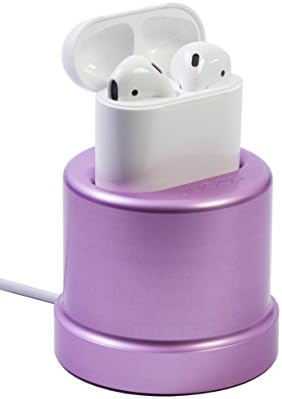Juoos Charging Dock Stand for Apple Airpods Wireless Bluetooth Headphone Case [Use with Original Cable] (Magenta)