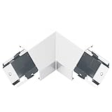 Adorne White Modular Track Corner Connector