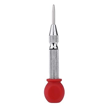 Generic Most Popular Red Handle 5 Inch Automatic Center Pin Punch Spring Loaded Marking Starting Holes Tool for Metal Drilling