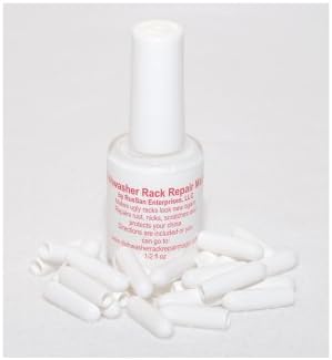 Uber Goop WHITE Dishwasher Rack Paint & Glue w/25 caps
