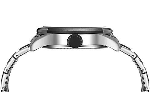 Reloj de pulsera Curren para hombre de cuarzo, correa de acero inoxidable, esfera redonda - Imagen 4