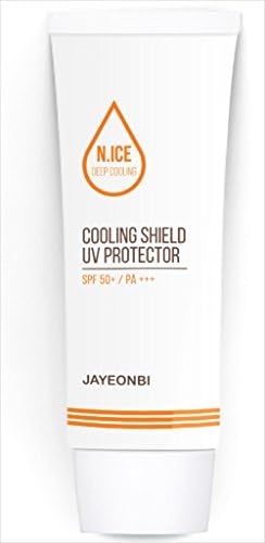 Korean Natural Herbal Cooling Shield UVA and UVB Protection Broad Spectrum SPF 50+ Sunscreen No White Residue No White Cast 4 Hours Water Resistant 45 ml/1.52 oz.
