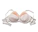 Aintle White Bra With Pocket for Silicone Breast Crossdresser Mastectomy Prosthesis 34/75(Suitable for A,B,C,D Cup)