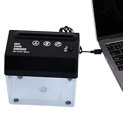 Portable Auto Paper Shredder - Mini USB Document