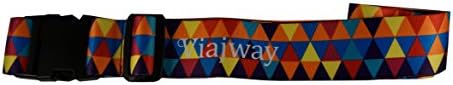 Viajway Travel Luggage Strap, Features Adjustable Quick-Release Buckle, Multicolored