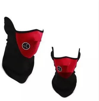 Cycling warm mask Bicycle wind warm ski masks Outdoor thermal mask full face mask(red)