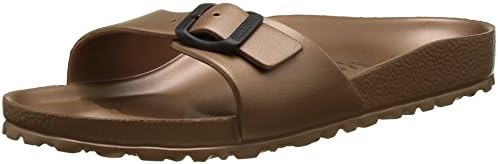 birkenstock madrid eva metallic copper