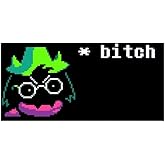 Deltarune Ralsei Bitch 4.8X2.3 Vinyl Decal Sticker