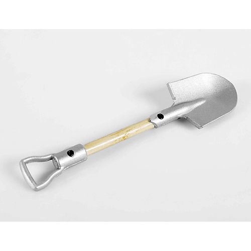 RC 4WD Z-S0452 Boulder Metal Scale Shovel with D-Grip Wood