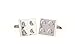 MRCUFF Building Block Pair of Cufflinks in a Presentation Gift Box & Polishing Cloth
