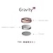 Gravity G1 Magnetic Cable Holder - Dual Function Adhesive & Magnetic, Removable, Portable - The Ultimate Cord / Wire Management System - Aluminum Alloy & Super Sticky Gel Pad - Black Red Blue
