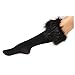 Ecosco Faux Fur Wrist Cuffs Warmer Cover Furry Leg Warmer Costume Set (Black Socks)