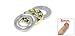 uxcell F8-16M Thrust Ball Bearings 8mm x 16mm x 5mm Carbon Steel Single Direction