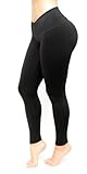 Bon Bon Up Women's Leggings With Internal Body Shaper -Butt Lifter-Medium-Black