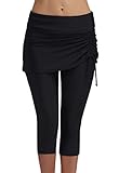 FanShou Women Capris Swim Pants Tights Sport Swimming Surfing Leggings Sun Protection