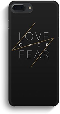 Christian Bible Verse Case for iPhone. Love Over Fear - Inspired by 1 John 4:18 - Thin Modern Style (iPhone 6/6s, iPhone 6/6s Plus, iPhone 7, iPhone 7 Plus)